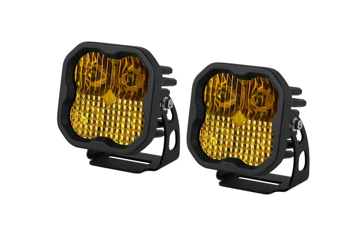 Baja 686 Industries LLC DD SS3 Led vent cover (Matte Black) + DD SS3 PRO Led Pod pair for Tacoma (2024+)