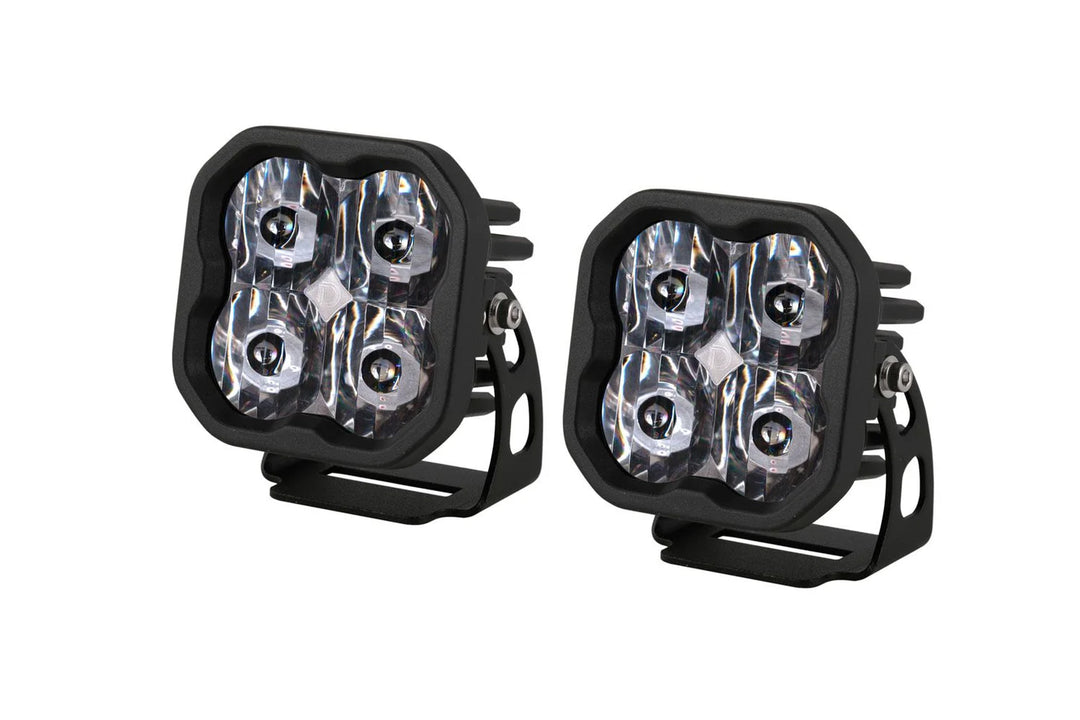 Baja 686 Industries LLC DD SS3 Led vent cover (Matte Black) + DD SS3 PRO Led Pod pair for Tacoma (2024+)