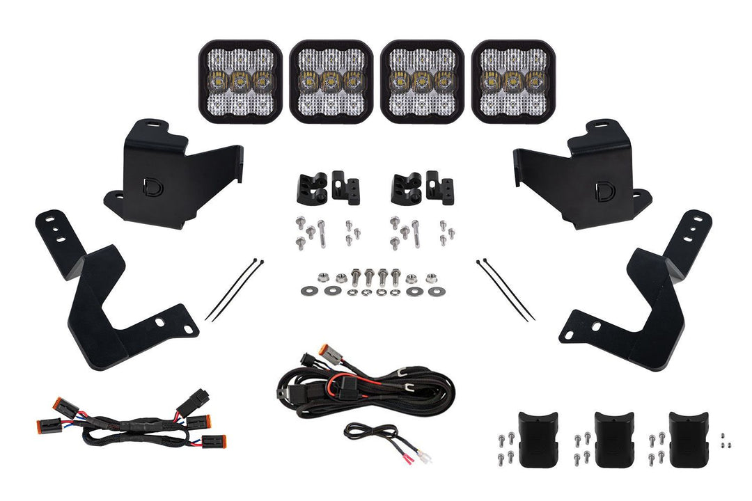 Diode Dynamics SS5 Grille CrossLink Lightbar Kit for Tundra (2022+)