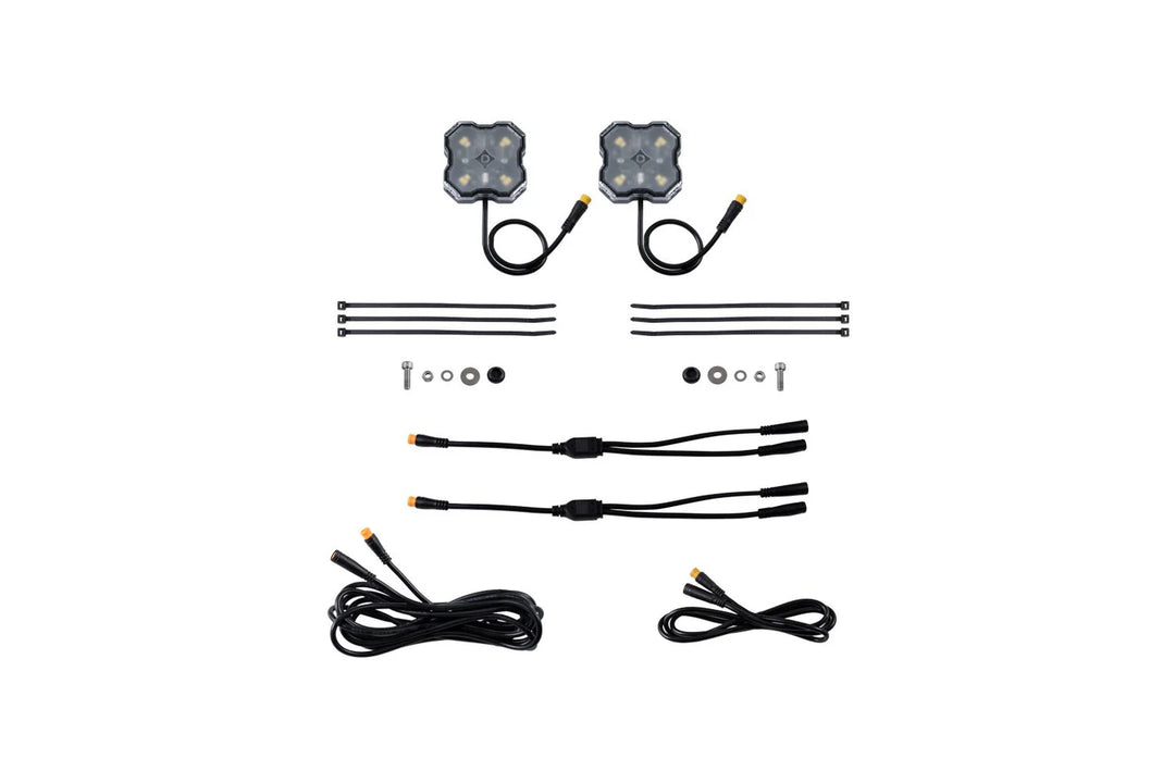 Baja 686 Industries LLC Mirror Puddle light Diode Dynamics + Rock lights pair for Tacoma (2024+)
