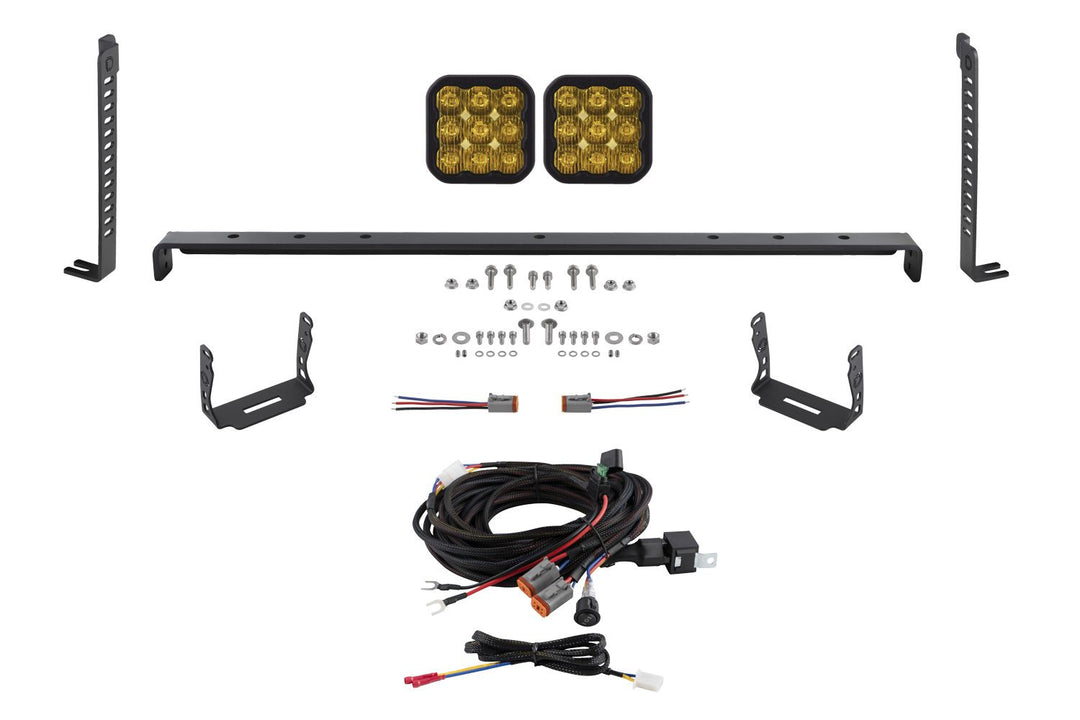 Diode Dynamics SS5 Stealth Grille LED Pod Kit for 4Runner (2014-2024)