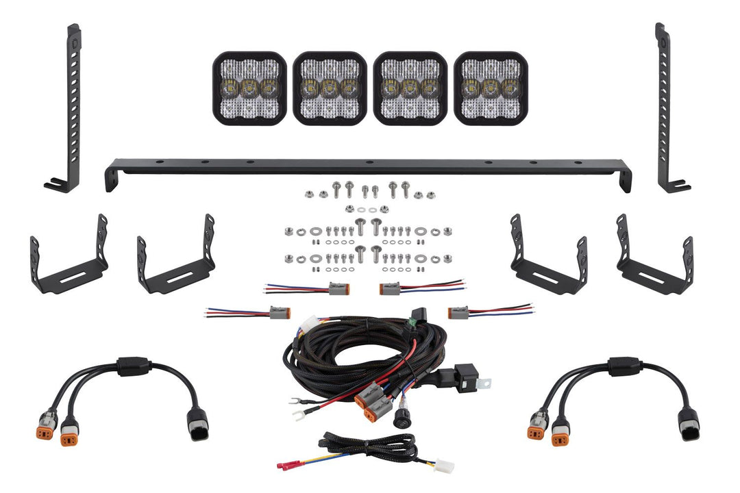 Diode Dynamics SS5 Stealth Grille LED Pod Kit for 4Runner (2014-2024)