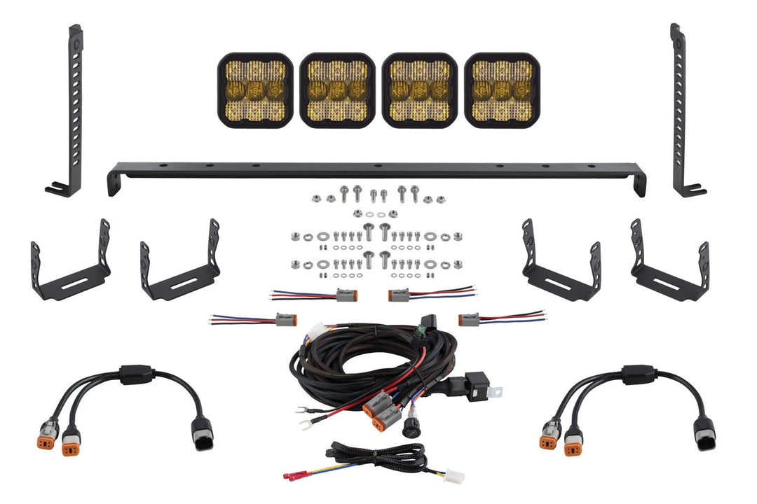 Diode Dynamics SS5 Stealth Grille LED Pod Kit for 4Runner (2014-2024)