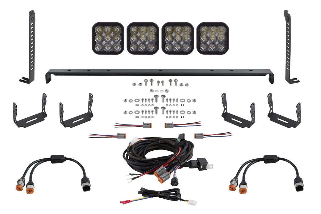 Diode Dynamics SS5 Stealth Grille LED Pod Kit for 4Runner (2014-2024)