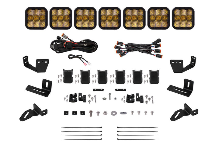 Diode Dynamics SS5 CrossLink Lightbar Kit for Prinsu/Sherpa Roof Racks