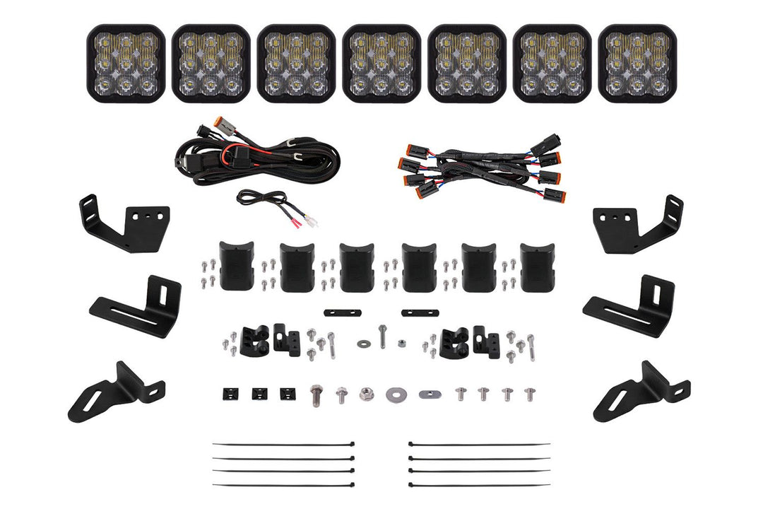 Diode Dynamics SS5 CrossLink Lightbar Kit for Prinsu/Sherpa Roof Racks