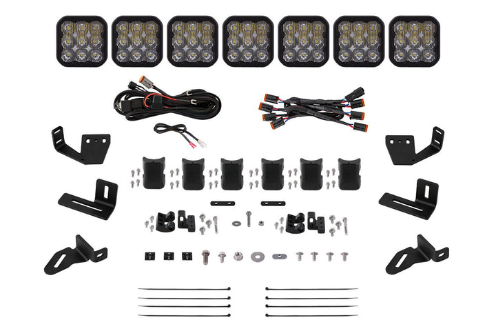 Diode Dynamics SS5 CrossLink Lightbar Kit for Prinsu/Sherpa Roof Racks