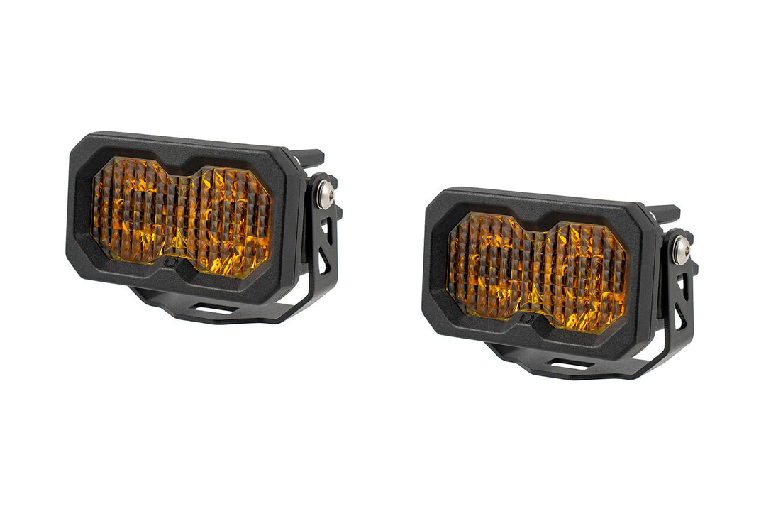 Diode Dynamics C2 2.0 Yellow Pro LED Pod (pair)