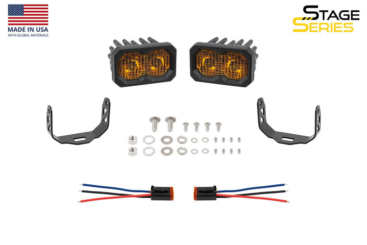 Diode Dynamics C2 2.0 Yellow Pro LED Pod (pair)