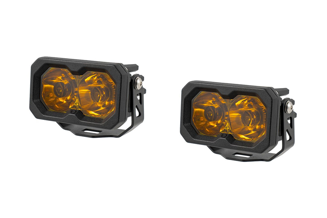Diode Dynamics C2 2.0 Yellow Pro LED Pod (pair)