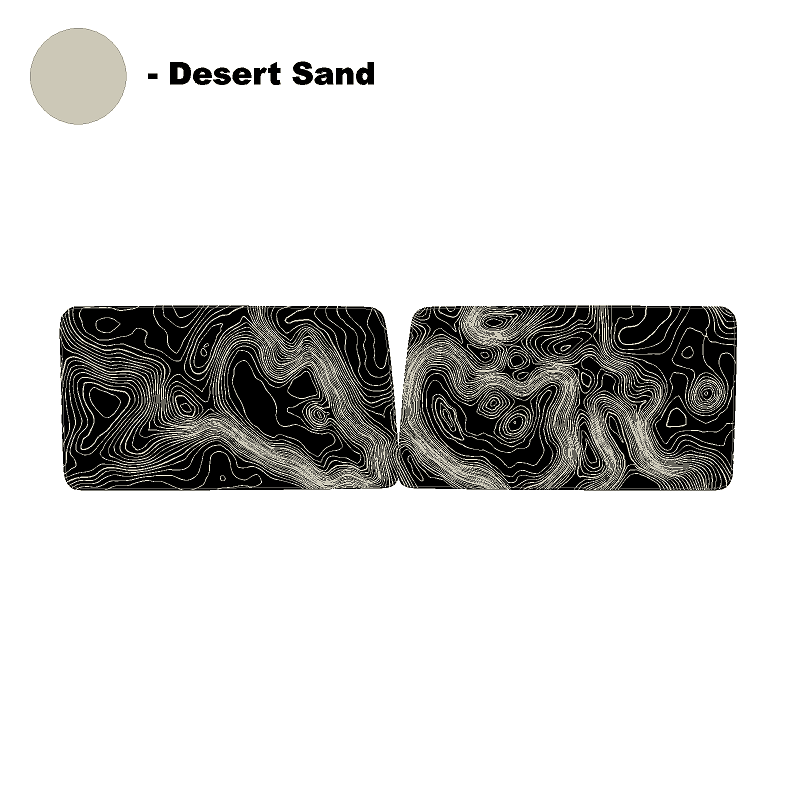 Topographic Map Premium Print Vinyl Rolls (3' or 6') - Matte Finish
