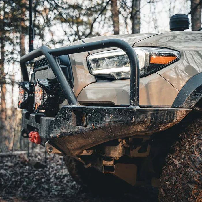 Backwoods Adventure Mods Hi-Lite Overland  Front Bumper [Bull Bar] for Tacoma (2016-2023)