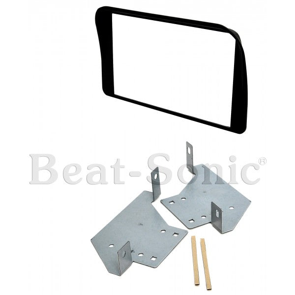Double DIN Dash Kit for 1998-2002 Toyota Land Cruiser & Lexus LX 470 - Beat-Sonic SLA-100R