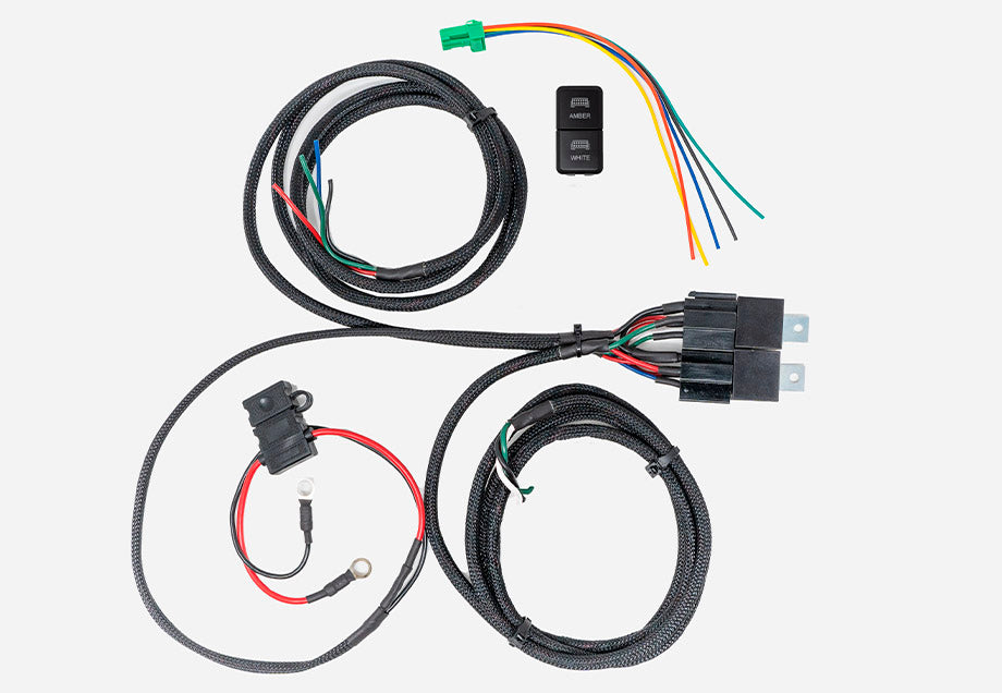 Cali Raised LED Wiring Harness for Dual Function Light Bar