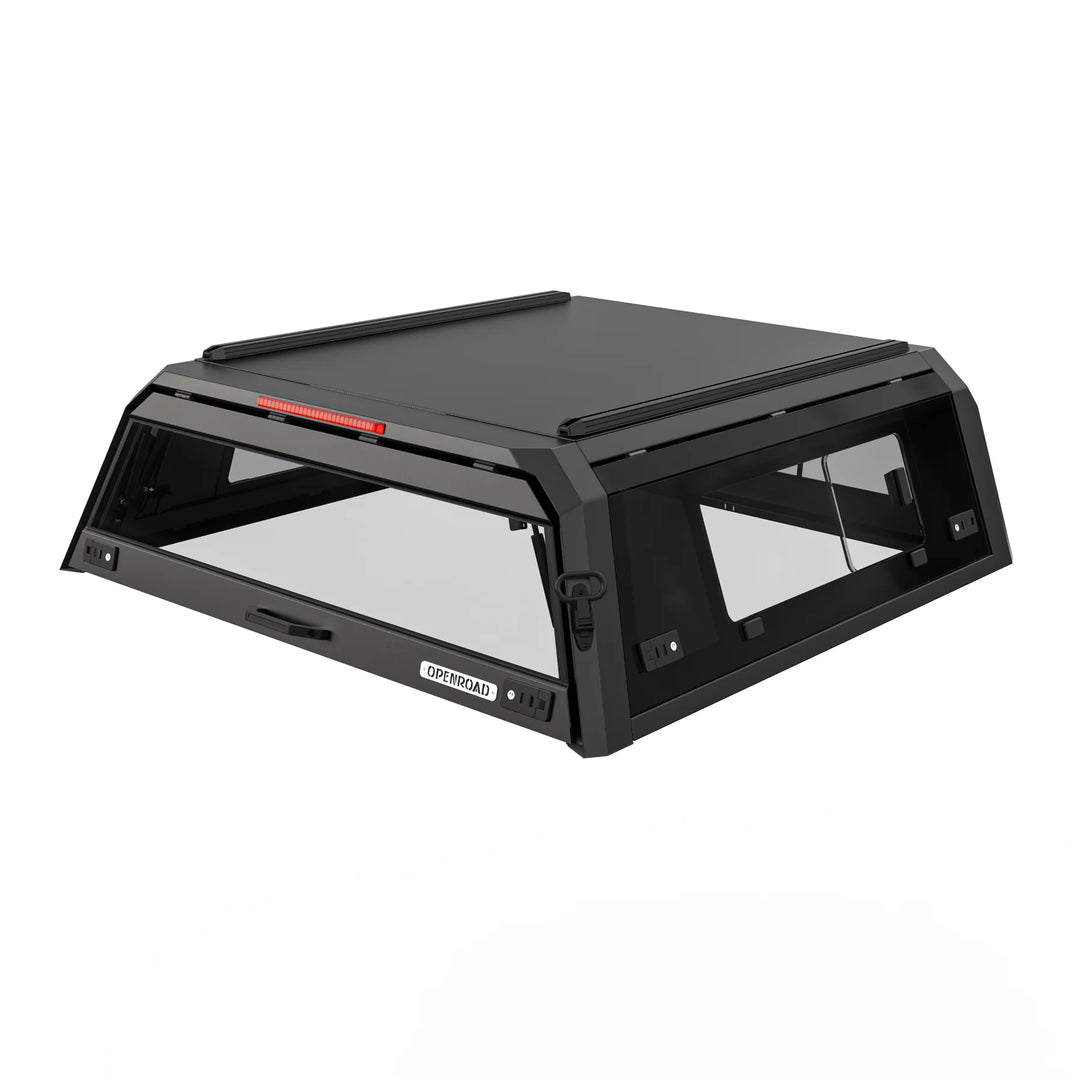 OPENROAD Sliding Glass Side Truck Cap for Tacoma (2024+) – 5FT BED