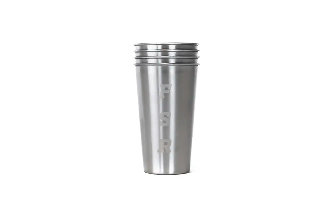 Stainless Steel 16oz Camp Cups (4)
