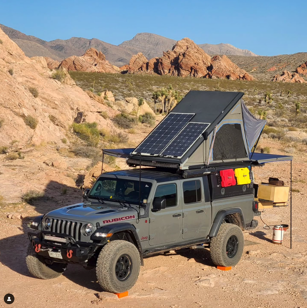 Dirtbox Canopy Camper – Modular Truck Camper Shell / Topper for Mid-Size & Full-Size Trucks (Tacoma, Tundra, F-150, Quatermaster, Ram, Silverado)
