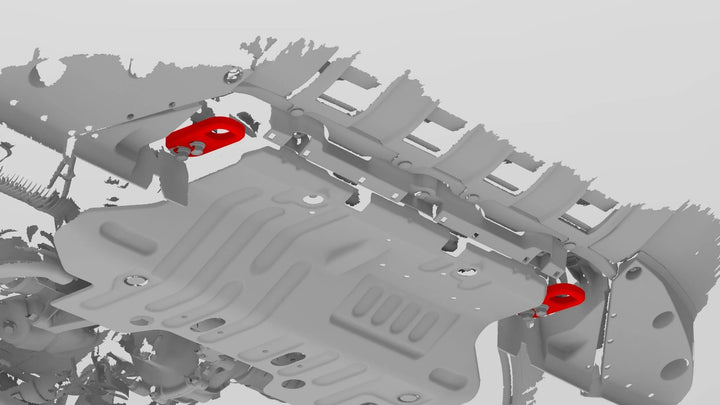 2024-Current Lexus GX550/Toyota Land Cruiser Lower Front Recovery Points