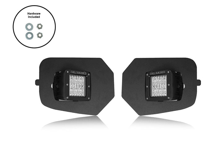 Cali Raised LED Fog Light Pod Replacements Brackets Kit for Tacoma (2016-2023)