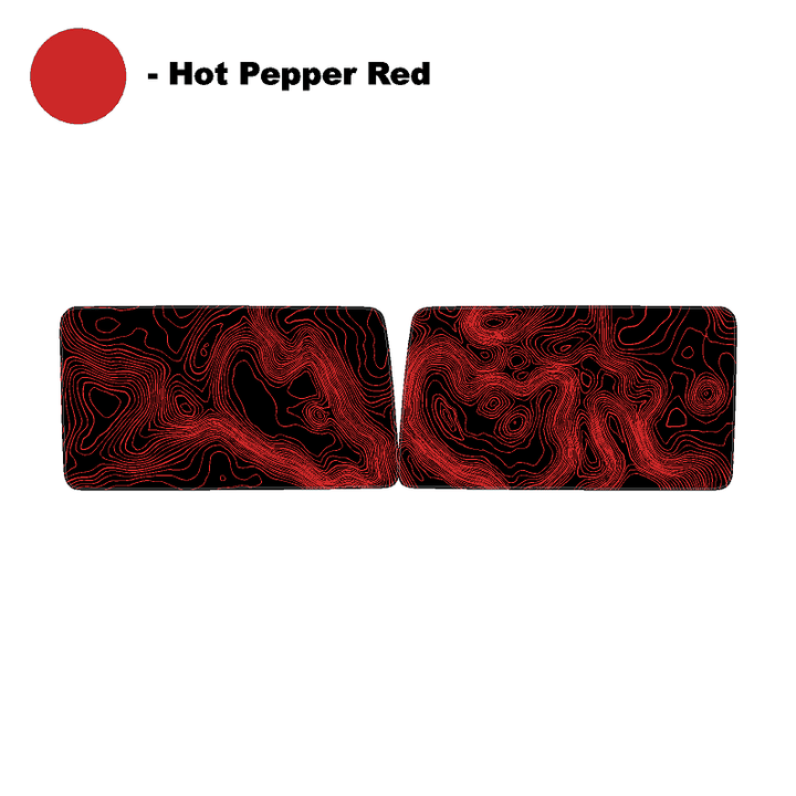 Topographic Map Premium Print Vinyl Rolls (3' or 6') - Matte Finish