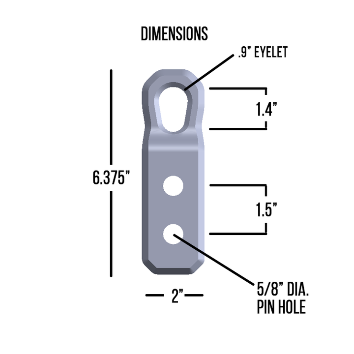 Bonobo Hitch Billet Recovery Point 6030