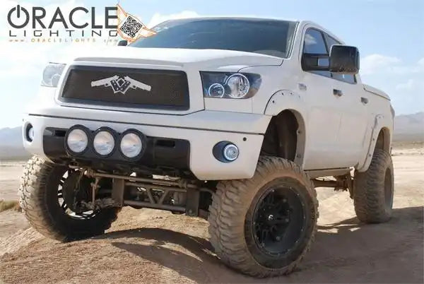 ORACLE Lighting 2007-2013 Toyota Tundra Pre-Assembled Halo Headlights - Chrome Housing