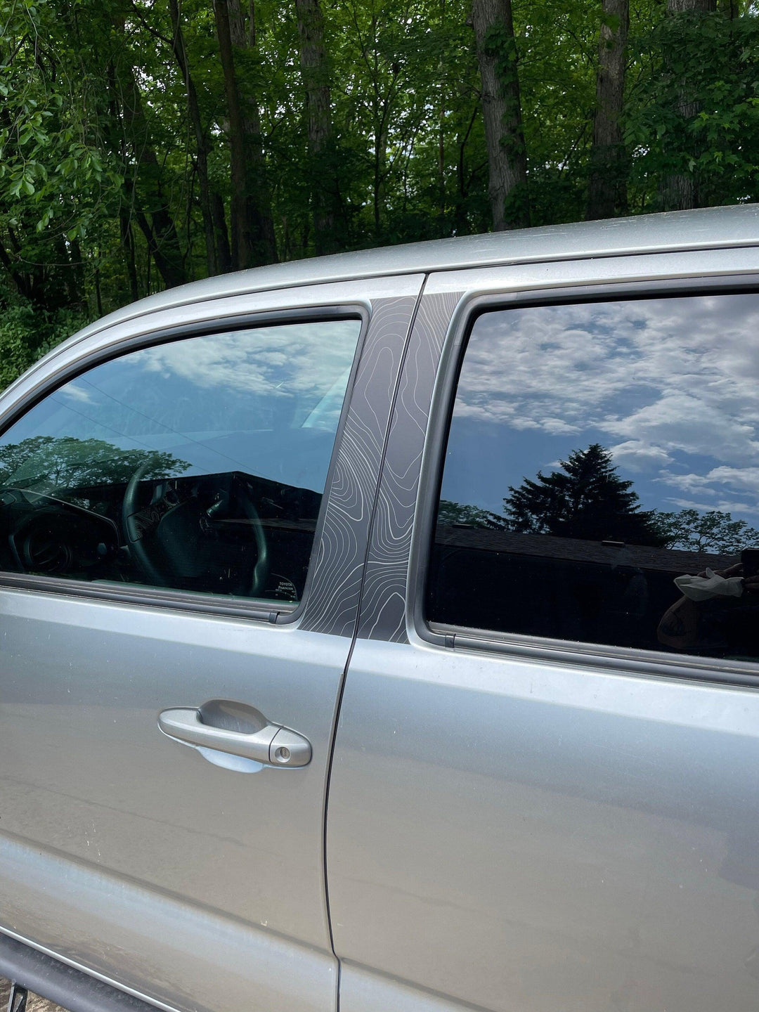 Topo B Pillar Overlays - 2016-2023 Tacoma Double Cab