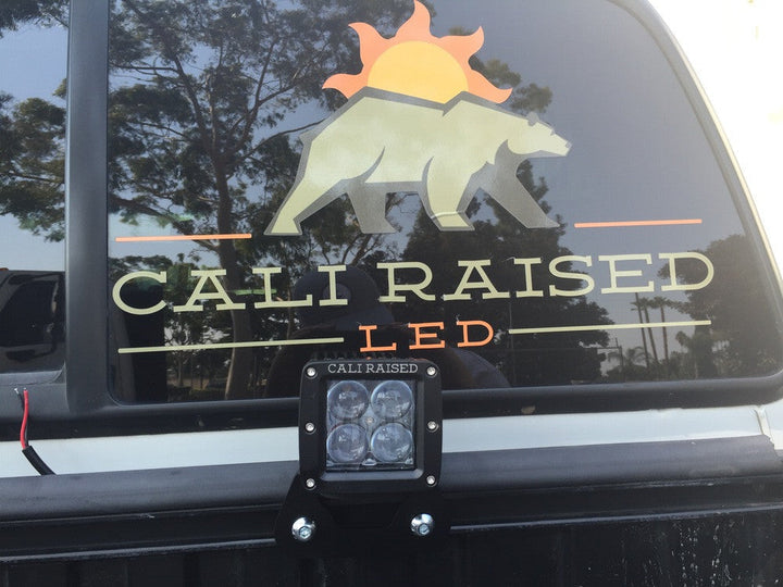 Cali Raised LED Bed Rail LED Pod Brackets Kit For Toyota Truck