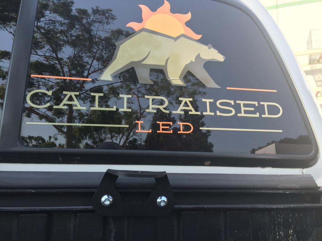Cali Raised LED Bed Rail LED Pod Brackets Kit For Toyota Truck
