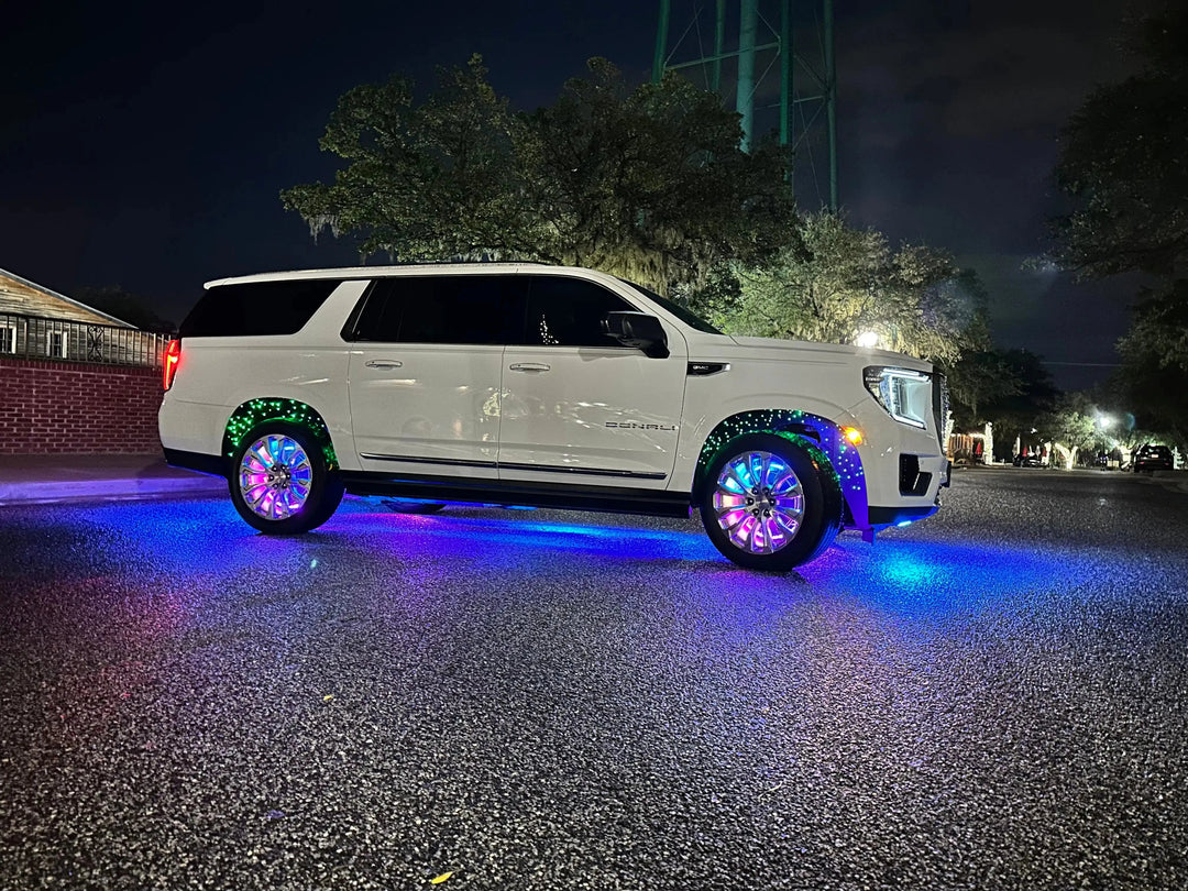 ORACLE Lighting Fiber Optic Wheel Liner ColorSHIFT RGB+W Kit - 40W LED/ 600 Fibers