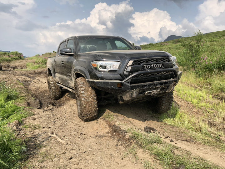 Cali Raised LED Trail Edition Rock Sliders for Tacoma (2005-2023)