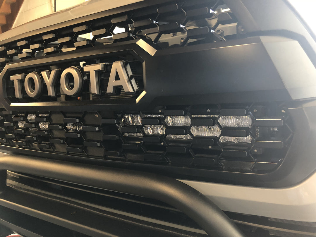 Cali Raised LED 32" Upper Grille LED Light Bar Brackets Kit for Tacoma (2016-2023)