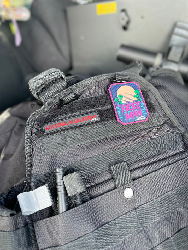 Tactilian “Not Legal in California” PVC Patch