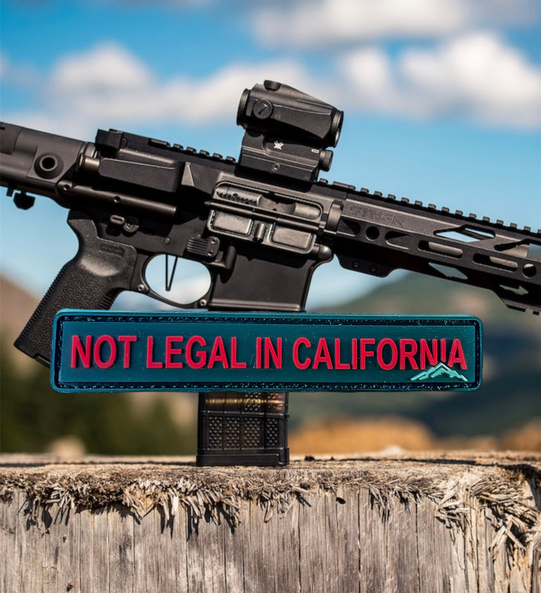 Tactilian “Not Legal in California” PVC Patch