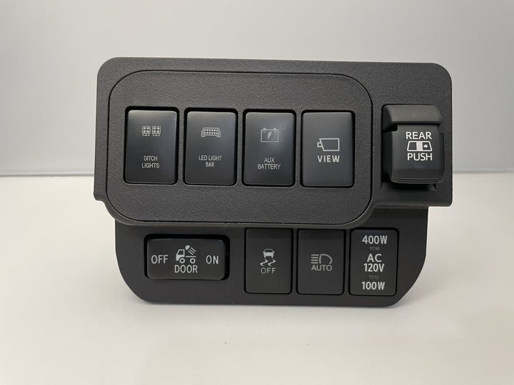 Base Switch Panel for 4 Short Switches (Tacoma Double Cab)