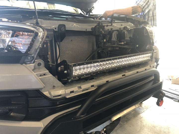 Cali Raised LED 32" Upper Grille LED Light Bar Brackets Kit for Tacoma (2016-2023)