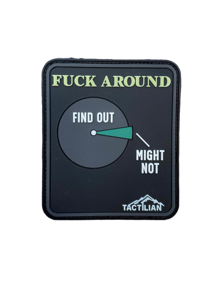 Tactilian “FAFO” F*ck Around Find Out PVC Patch