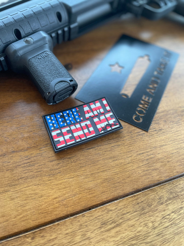 Tactilian Here Am I, Send Me Patriotic PVC Patch
