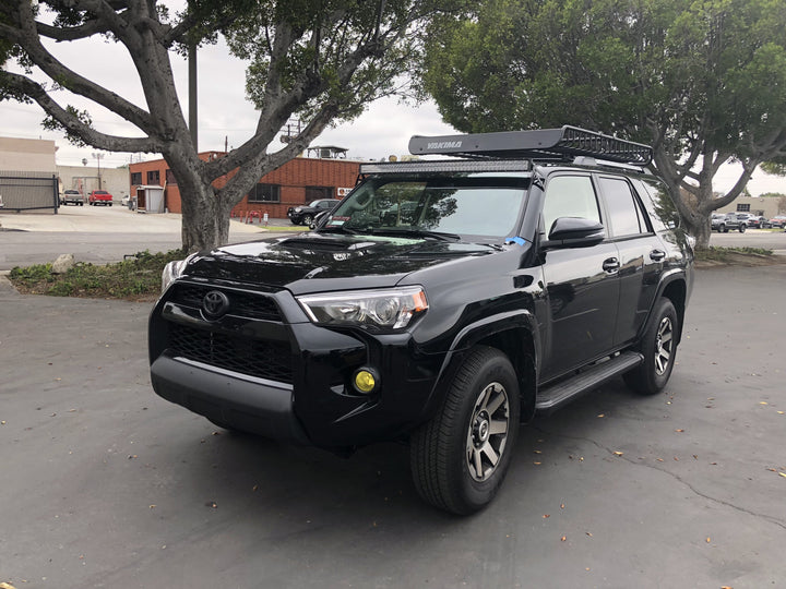 Cali Raised LED 52" Curved LED Light Bar Roof Brackets Kit for 4Runner (2003-2024)