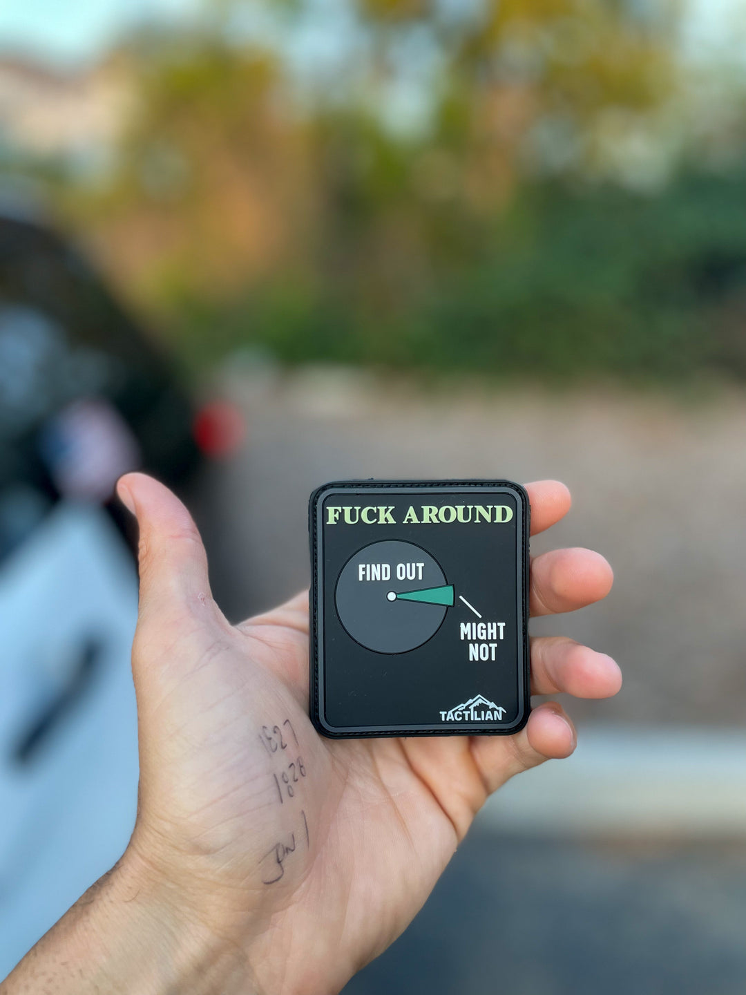 Tactilian “FAFO” F*ck Around Find Out PVC Patch