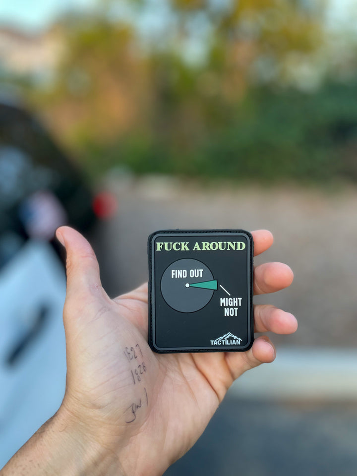 Tactilian “FAFO” F*ck Around Find Out PVC Patch