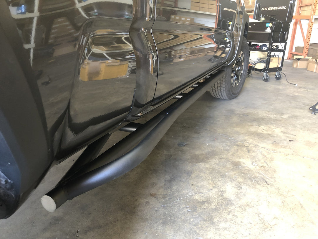 Cali Raised LED Trail Edition Rock Sliders for Tacoma (2005-2023)