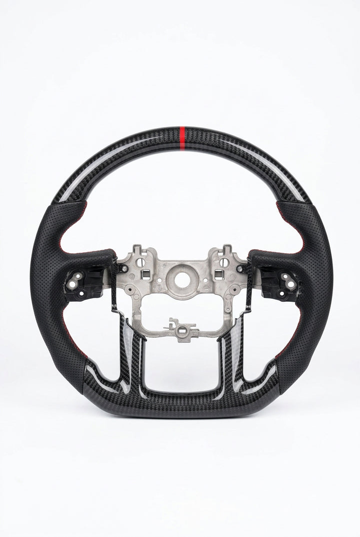 Yota Wolf Blue Forged Carbon Fiber Steering Wheel with blue stitching for Tacom(2012-2023), 4Runner (2010-2024), Tundra (2014-2021) (Copy)