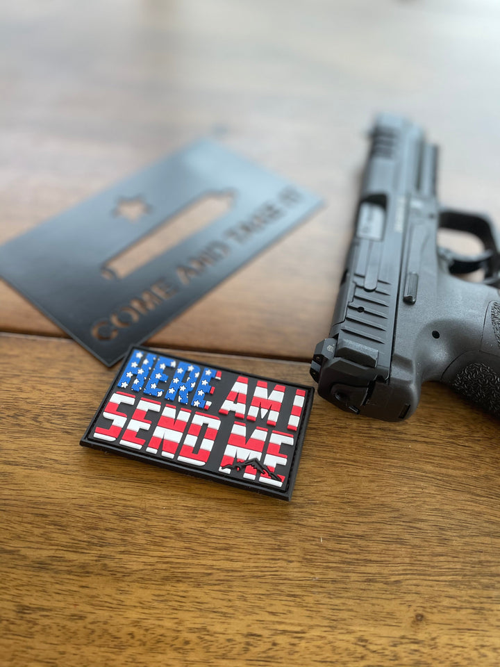 Tactilian Here Am I, Send Me Patriotic PVC Patch
