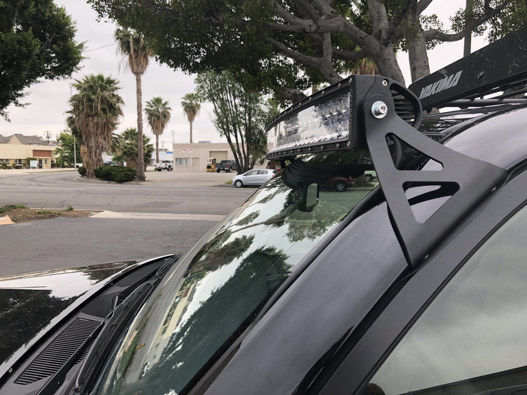 Cali Raised LED 52" Curved LED Light Bar Roof Brackets Kit for 4Runner (2003-2024)