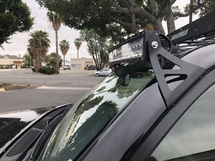Cali Raised LED 52" Curved LED Light Bar Roof Brackets Kit for 4Runner (2003-2024)