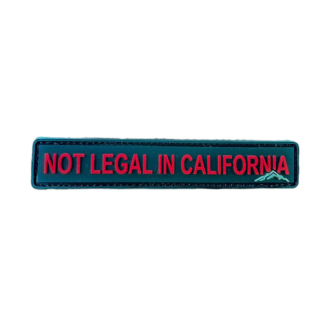 Tactilian “Not Legal in California” PVC Patch
