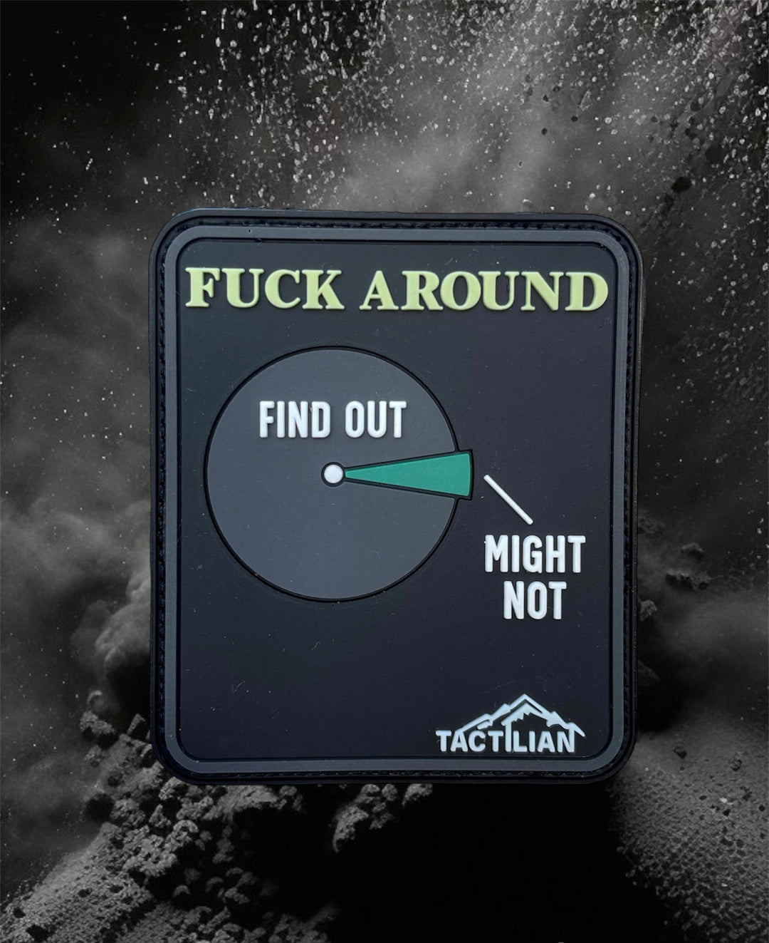 Tactilian “FAFO” F*ck Around Find Out PVC Patch