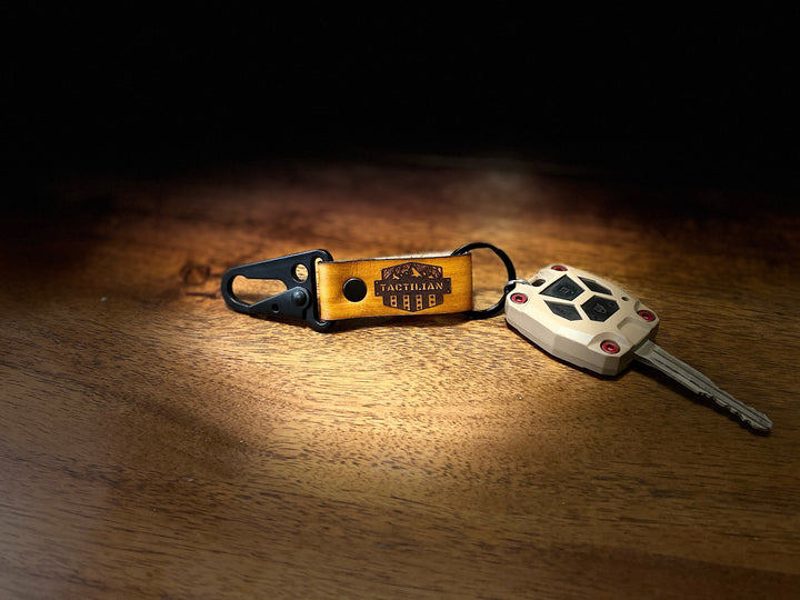 Tactilian Leather Clip Keychain Handmade