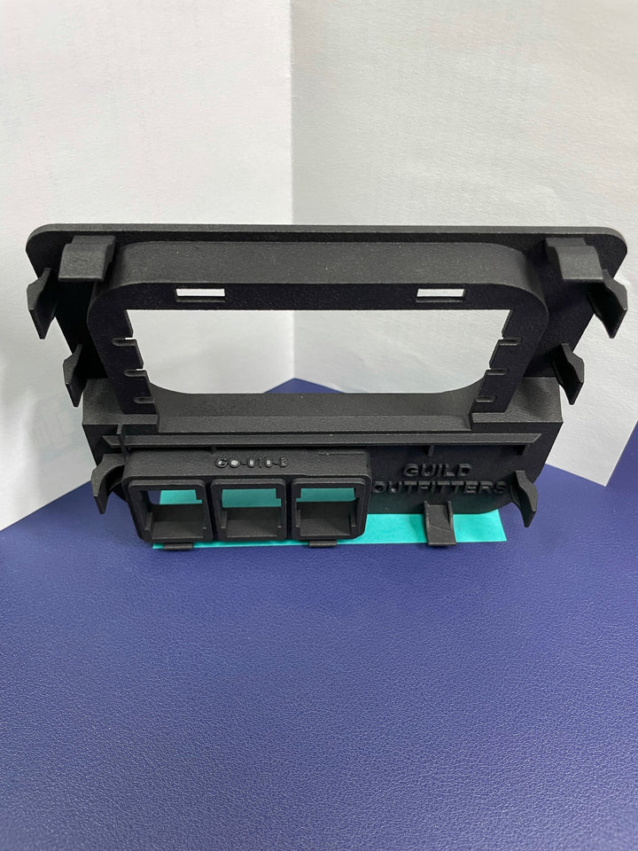 No Cut Base Switch Panel for 3 Short Switches (Tacoma Access Cab)